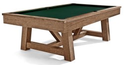 Brunswick Botanic Pool Table - Rustic Dark Brown 7ft or 8ft