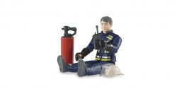 Fireman Figure & Accessories - Bruder 60100 Scale 1:16