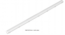 230V IP65 T8 Single LED Ready Anti Corrosive Fitting (6ft)