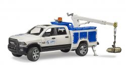 RAM 2500 Service Truck With Beacon - Bruder 02509 Scale 1:16