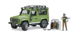 Land Rover Defender Station Wagon Forester & Dog - Bruder 02587 Scale 1:16