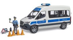 Mercedes Benz Police Van With Policeman - Bruder 02683 Scale 1:16