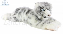 Soft Toy White Tiger Cub By Hansa (54cm) 4675