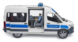 Mercedes Benz Police Van With Policeman - Bruder 02683 Scale 1:16