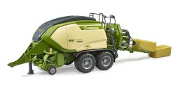 Krone BiG Pack 1290HDP VC with 2 bales Farm  - Bruder 02033 Scale 1:16