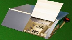 Wooden Cattle Cow Farm Shed Milking Parlour - Scale 1:32 - Kids Globe V050495