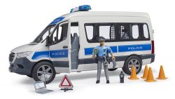 Mercedes Benz Police Van With Policeman - Bruder 02683 Scale 1:16