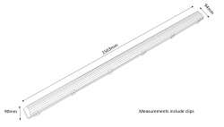 Knightsbridge 230V IP65 1x58W 5ft Single HF Non-Corrosive Fluorescent Fitting - (AC65158)