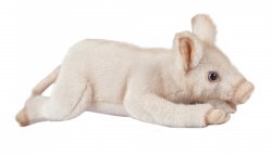 Soft Toy Pig, Piglet by Hansa (22cm.L) 7023