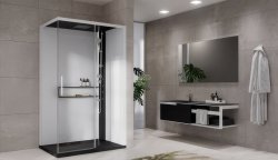 Novellini Glax 2 2.0 2P120x80 Thermostatic Sliding Shower Enclosure