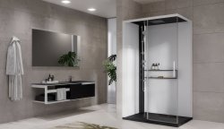 Novellini Glax 2 2.0 2P120x80 Thermostatic Sliding Shower Enclosure