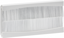 Knightsbridge Brush Module 100 x 50mm - White (NETBR4GW)