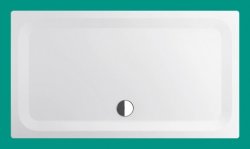 Bette Ultra 1600 x 800 x 35mm Rectangular Shower Tray with Z27 Upstand and Glaze Plus - Stock Clearance