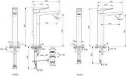 Ideal Standard Tonic II Single Lever Vessel Basin Mixer