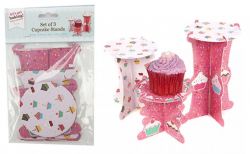 Cupcake Silicone Mould Baking Tray Cupcake Wrappers & Cupcake Stand Starter Set