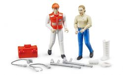 Ambulance Figure & Accessories - Bruder 62710 Scale 1:16