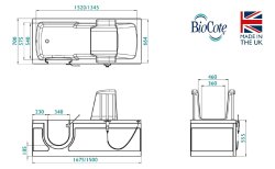 Access Montana Walk-in Bath with Powered Seat