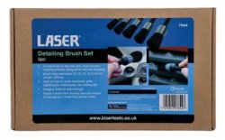 Laser Tools Detailing Brush Set Grey - Pack of 5