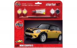 Mini Cooper S Car - Scale 1:32 Model Kit Large Starter Set - Airfix - A55310