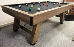 Spirit 7ft American Pool Table - Wood Bed Table