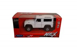 Welly Land Rover Defender White Diecast Scale Model Car Scale 1:38