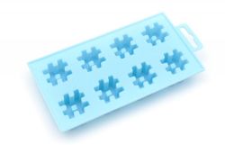 Dunk HIC1BLU Silicone Ice Cube Tray Makes Six 'Hashtag' Ice Cubes Novelty Gift