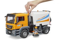 MAN TGS Truck Street Road Sweeper - Bruder 03780 Scale 1:16