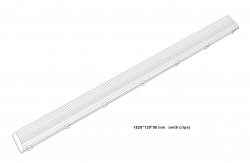 230V IP65 T8 Twin LED Ready Anti-Corrosive Fitting (6ft)