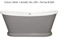 BC Designs Elmstead 1700mm Double Ended Freestanding Bath