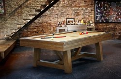 Brunswick Botanic Pool Table - Rustic Dark Brown 7ft or 8ft