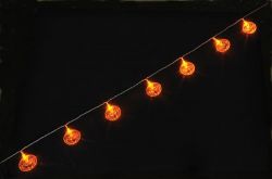 Qtx 155.521 Halloween High Quality Pumpkins Design LED Battery String Lights