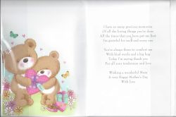 Mother's Day Card - Mum With Love - Cute Teddies - Regal 