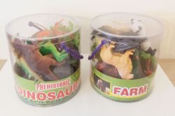 Farm Dinosaur Playsets in a Tub - 20 Pieces 