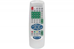 Av:link 149.503 Easy Set Up Pre Programmed 8 in 1 Universal Remote Control - Wht