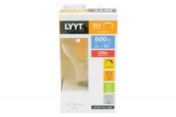 LYYT 997.974 B22 Energy Saving Filament Style 6W LED GLS Filament Lamp - New