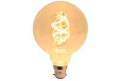 Lyyt 157.915 G95 Spiral Retro-Styled Filament Lamp 5W Warm White Light Output