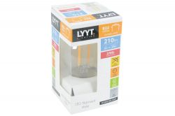 LYYT 997.950 B22 BC 2700K Filament Style 2W LED Golfbal Filament Lamp - New