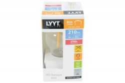 LYYT 997.950 B22 BC 2700K Filament Style 2W LED Golfbal Filament Lamp - New