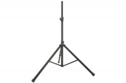 Qtx 180.182 Lockable Height Adjustment 35mm Pole Steel Speaker Stand - Black