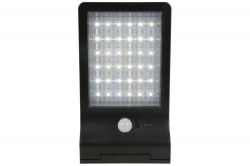 Lyyt 154.840 Slim and Bright Solar LED Motion Sensor Security Light - Black