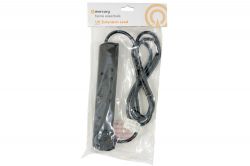 Mercury 430.836 2m Home Essentials 13A Max UK 4 Gang Mains Extension Leads - Blk