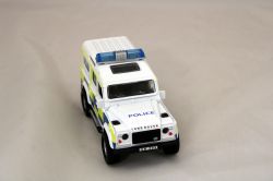 Land Rover Defender Police Car Light & Sound - Diecast - Kids Globe V060753