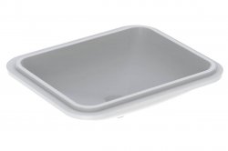 Geberit VariForm 500mm Rectangular Undercounter Basin - No Overflow