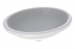 Geberit VariForm 500mm Oval Undercounter Basin - No Overflow