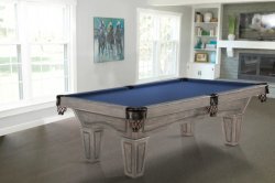 Brunswick Allenton Driftwood Pool Table - Tapered Legs 7ft or 8ft.