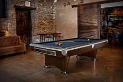 Brunswick Gold Crown VI Espresso Pool Table - 8ft & 9ft