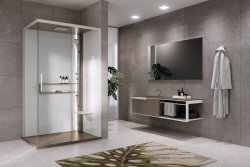 Novellini Glax 2 2.0 2P 120 x 90cm Thermostatic Sliding Shower Enclosure