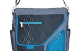 JJ Cole J00402 Metra Baby Organiser Bag Crimson Arbor Grips Stroller Attachments