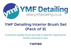 YMF Detailing Interior Brush Set - Pack of 3