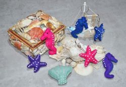 Felt - Keyring - Seashell